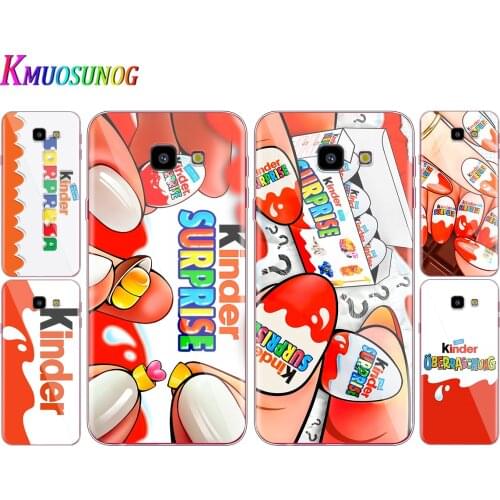 Transparent Cover Trolly egg KINDER JOY Surprise For Samsung Galaxy J8 J7 J6 J5 J4 J3 J2 Duo Prime Plus Core 2018 Phone Case