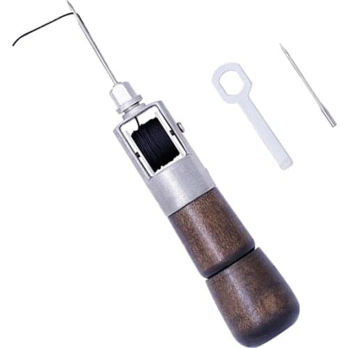 Imzay Lock Stitch Sewing Awl Thread Kit Needles Stitching Leather Fabric DIY Craft Repair Tool Durable Household Supplies