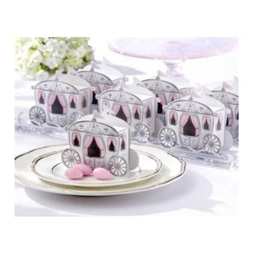 Wedding box pumpkin Carriage Favor Box candy box baby shower box