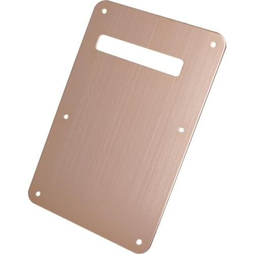 Tooyful Durable Aluminium 6 Hole Electric Guitar Tremolo Cavity Cover Backplate Musical Instrument Parts
