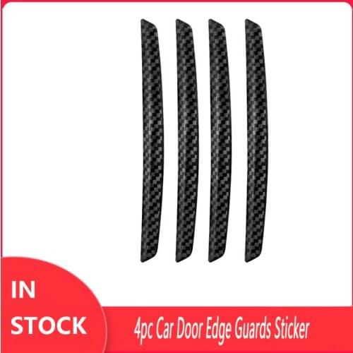 Universal 4pc Car Door Edge Protector Scrape Guard Bumper Guards Protective Strip Rearview Mirror Protection Sticker