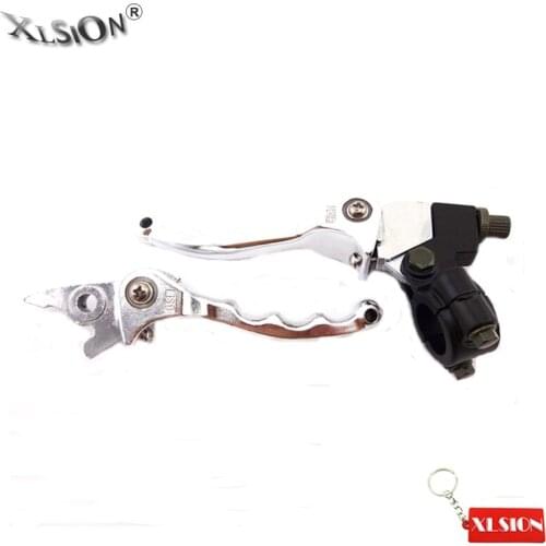 XLSION Folding Handle 7/8" Inch 22mm Brake & Clutch Lever Perch Set For Stomp Thumpstar SSR 125cc 140cc CRF KLX Dirt Pit Bike