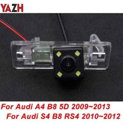 YAZH For Audi A4 B8 5D S4 RS4 A4L 2009- 2013 HD CCD Car Rear View Camera Auto reverse Night Vision Camera Car Backup Camera