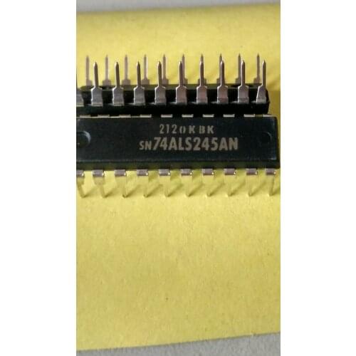 10Pcs SN74ALS245AN 74ALS245 DIP-20 New original OCTAL BUS TRANSCEIVERS WITH 3-STATE OUTPUTS IC NEW