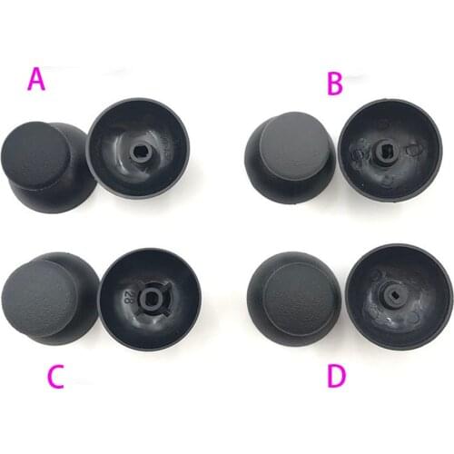 1000pcs Black Analog Thumb Stick Thumbstick Rubber Cap For PS2 PS3 Controller