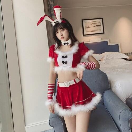 2019 Sexy Women Lingerie Erotic Sexy Costumes Sexy Bunny Cosplay Uniforms Role Play Costumes Christmas Costumes for Women Sets