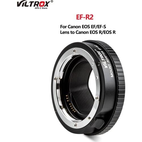 Viltrox EF-R2 Lens Adapter ring Auto Focus Mount Adapter with Functional Control Ring for Canon EF/EF-S lens to EOS R/ EOS RP