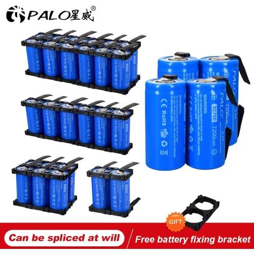 2-8pcs 3.2V 32700 7200mAh LiFePO4 Battery 35A Continuous Discharge Maximum 55A High Power Lithium Battery + DIY Nickel Sheets
