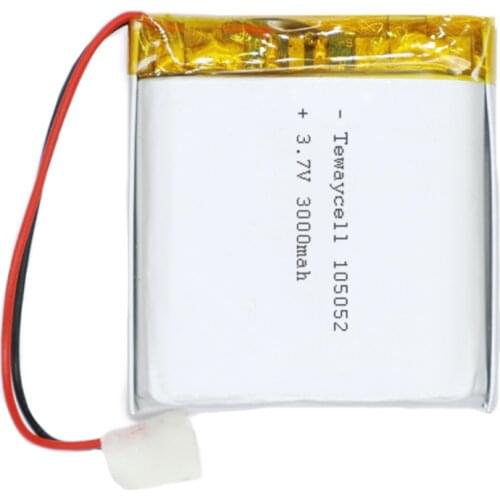 Free Shipping 3.7v 105052 3000mah battery is for GBO XL larger