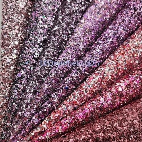 1PC 21X29CM Glitter Fabirc, Chunky Glitter Leather, Wine Glitter Leather Sheets For Making Bows LEOsyntheticoDIY T270