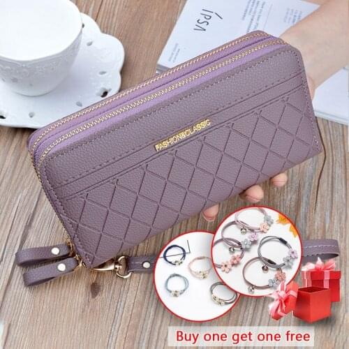 Long Women Wallet Female Purses Tassel Coin Purse Card Holder Wallets Female Pu Leather Clutch Money Bag Pu Leather Wallet