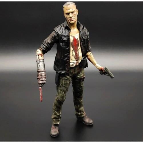 Wolking Dead Figures Residents Evil Merle Dixon Zombies 5inch Joint Movable Doll Action Figures Model Macfarlane