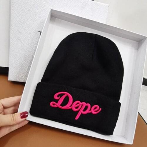 HT527 Crochet Knit Cap Beanie 2019 Autumn New Solid Warm Skullies Beanies Caps Female Knitted Hat Ladies Girls Winter Hats