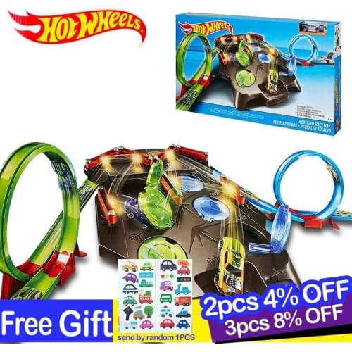 Hotwheels Carros Track Model Cars Train Kids Plastic Metal Toy-cars-hot-wheels Hot Toys For Children Juguetes Gift For Kids