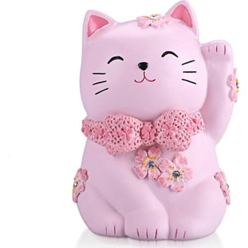 Quail Lucky Cat Coin Piggy Bank ,Pet Money Saving Box ,Nursery Decor for Kids