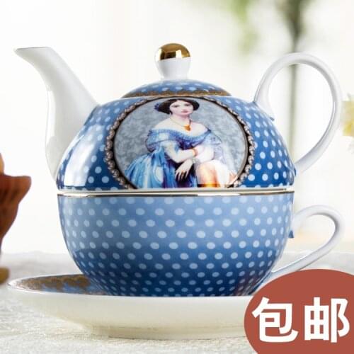 The Royal Palace in Western Europe aristocratic high-grade creative composite pot of tea pot of coffee pot