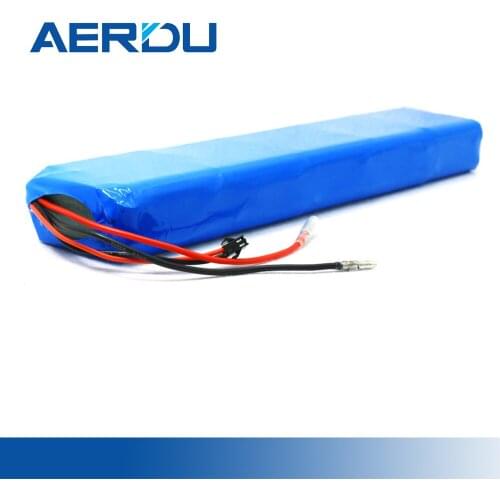 AERDU 36V 14AH 10S4P 37VHigh Power& Capacity 18650 Lithium Battery Pack with Bms For FIIDO D1 D2 Bicycle Motor Scooter +SM2P 4MM