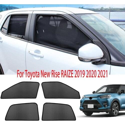Car Window Magnetci Shade Visors Sunshield Protective Cover For Toyota Rise Raize 2019 2020 2021Sunproof Gauze Mesh Accessories