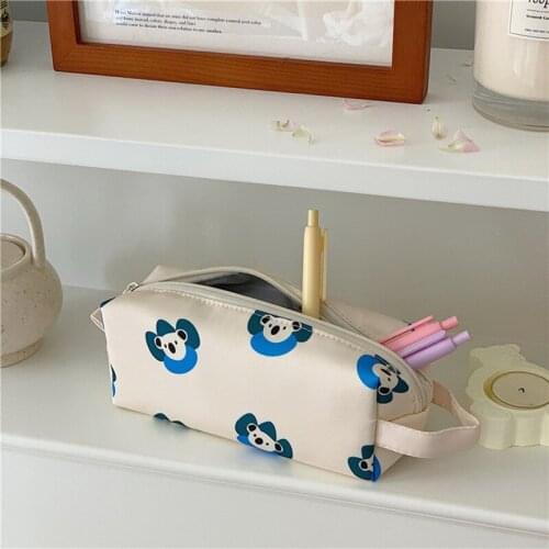 Cute Koala Pencil Bag Ins Style Decorative Pencil Cases Storage Pack Student Girl Kawaii Stationery School Supplies
