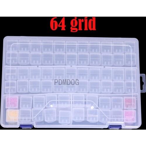 Diamond Painting Tools Set 32/40/60/64/124 Grid Plastic Storage Box Tool Kits for Diamond Painting Embroidery Accessories