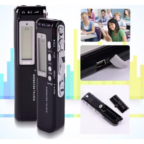 New Multi-functional Mini USB Digital Audio Voice Recorder Pen 8GB LCD Display MP3 Player Speaker Dictaphone Telephone Recorder