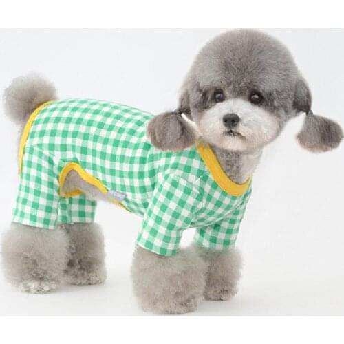 Pet Pomeranian Cotton Dog Clothes Autumn Chihuahua Jumpsuit York Suit Shih Tzu Maltese Poodle Outfit Bichon Schnauzer Garment