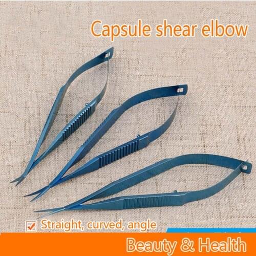 Ophthalmic microsurgery Titanium alloy micro scissors Scissors Shear film cut Membrane scissor stainless steel scissors