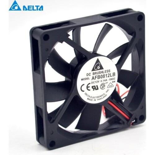 Original radiator cooling fan 8015 80mm 80*80*15 12V 0.14A AFB0812LB for Delta