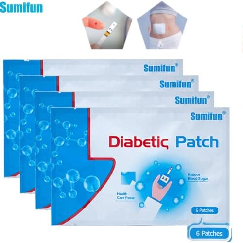 Sumifun 6/18/30/48/60pcs Diabetes Patch Stabilizes Blood Sugar Level Balance Blood Glucose Natural Herbs Diabetes Plaster