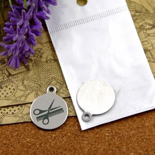 20pcs--stainless steel charms"Hairdressing scissors"5 style for choosing DIY Charms pendants