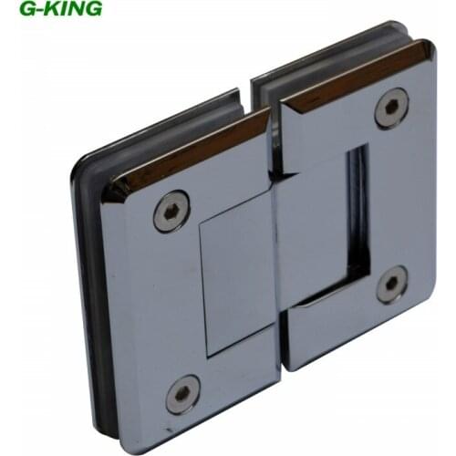 Pure copper precision casting 180 degree glass clamp door glass hinge glass hinge high-grade mirror glass door clip