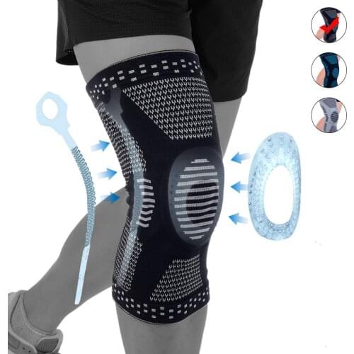 Professional Knee Brace Compression Sleeve Support for Men Women with Patella Gel Pads & Side Stabilizers Medical Grade Kneepads