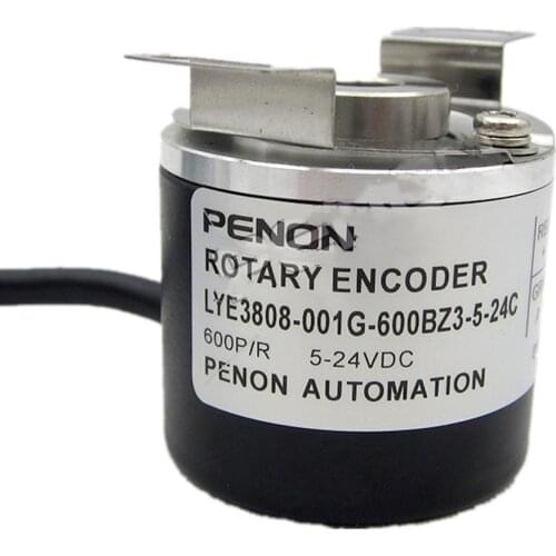 Industrial automatic control of hollow shaft of photoelectric rotary encoder LYE3808-001G-600BZ3-5-24C