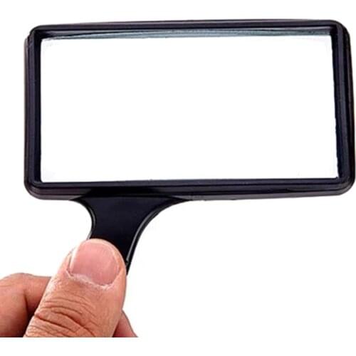 Handheld Rectangular 5X Magnifying Glass Magnifier Loupe For Reading Jewelry Diamond Gemstone Book