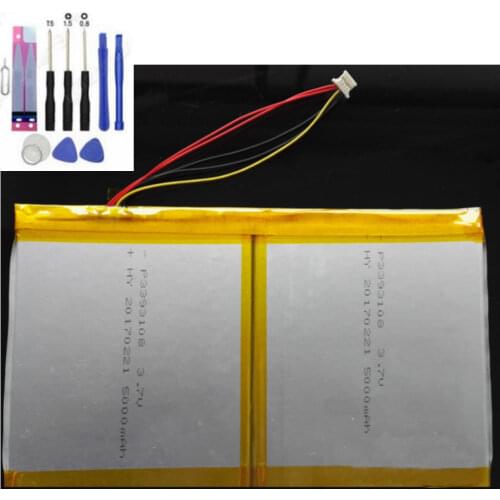 Original size replacement battery for Teclast T98 4G Tablet PC 5 Lines With plug batteries+tools