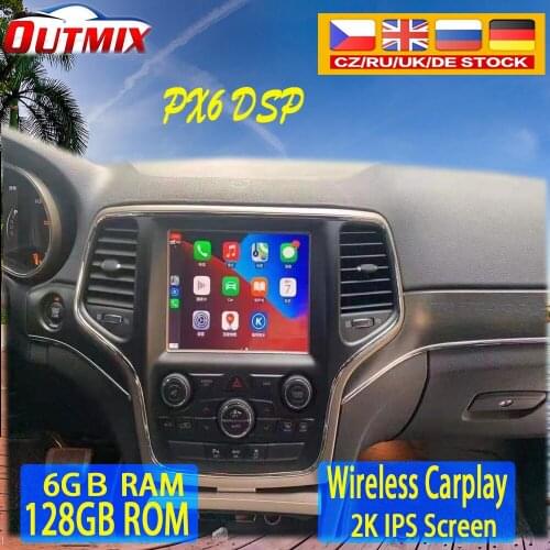 Tesla screen For JEEP Grand Cherokee 2014-2020 Android 10 Car Multimedia Player GPS Navigation Radio stereo Head Unit