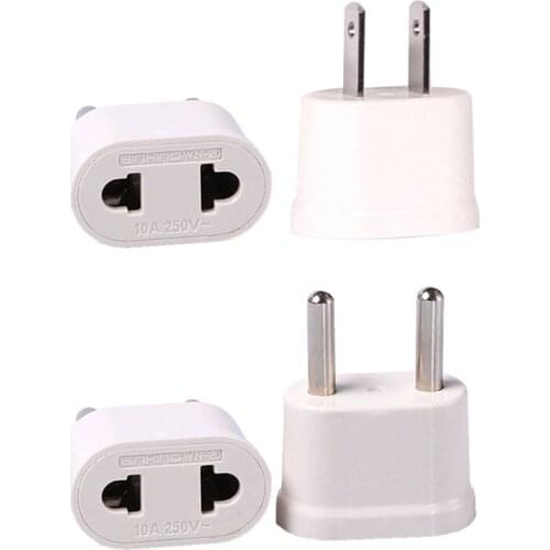 Universal AC / DC Adapter US Charger With EU Plug Sockets 220 To 12V Volt Power Inverter 2 PCS