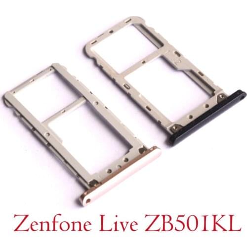 10pcs New Sim Cards Adapters For ASUS Zenfone Live ZB501KL Sim Card Holder Tray Card Slot Replacement