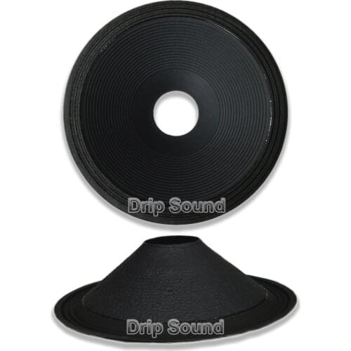 18" inch 440mm 100mm Core Speaker Cone Paper Basin Woofer Drum Paper 3-Ring Cloth Edge Trumper Bass Repair Parts #4