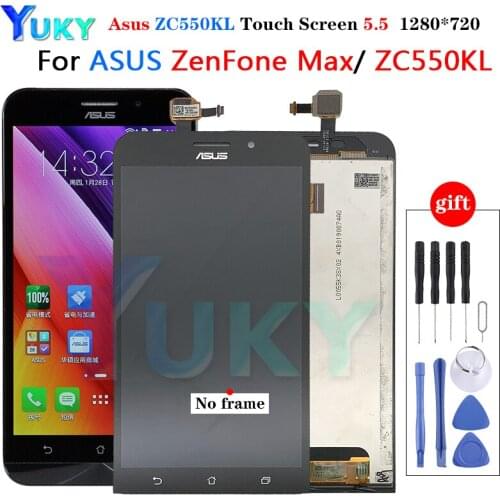 5.5 ''Voor Asus Zenfone Max ZC550KL Lcd Display Panel Touch Screen Digitizer Glas Sensor Vergadering Vervangende Onderdelen