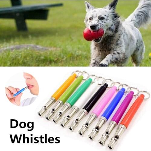 8 Colors Candy Color Pet Garden Anti Bark Adjustable UltraSonic Dogs Whistle Repeller Dogs Repeller Training Flute
