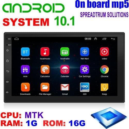 9210S Car Radio Multimedia Video Player Android 10.1 7 inch Screen Auto Stereo Double 2 DIN WiFi GPS Head Unit reading U disks