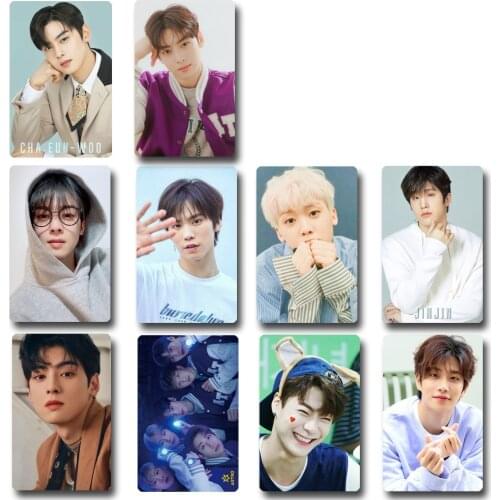 ASTRO EUNWOO MOONBIN JINJIN ROCKY YOO SANHA Crystal Card Sticker Aroha Collection Card Sticker Bus Card Sticker Wholesale New
