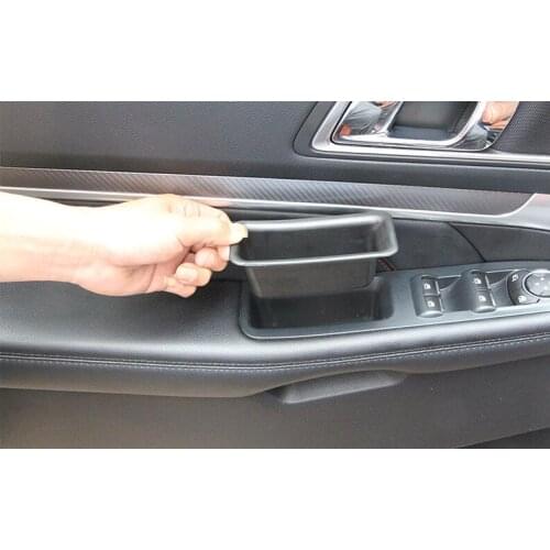 Car Organizer Accessories Door Armrest Handle Storage Box 2011-2019 For Ford Explorer 2012 2013 2014 2015 2016 2017 2018