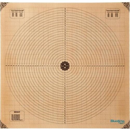 Bluedrop large pastry mat Extra thick Non stick baking mat with Measurement fondant mat counter mat dough rolling mat 27x27 inch