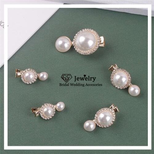 CC Pearl Hairpin 3pcs Hair Comb 100% Handmade Wedding Hair Accessories for Bridal Women Headdress Star Shape Charm Bijoux 5831