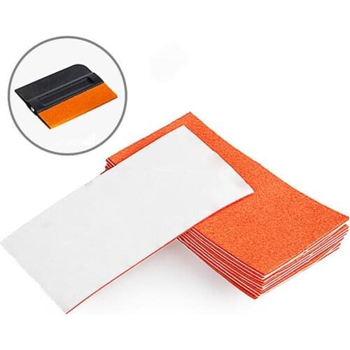 Hot Sale Durable Anti-scratch Faux Leather Window Tint Squeegee Tool Cleaning Scraper