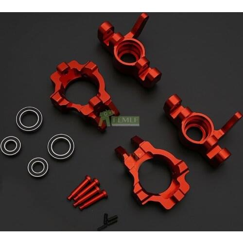 Alloy CNC Front and Rear Wheel Bearing Seat Kit Fit for 1/5 Losi 5ive T Rovan LT KingmotorX2