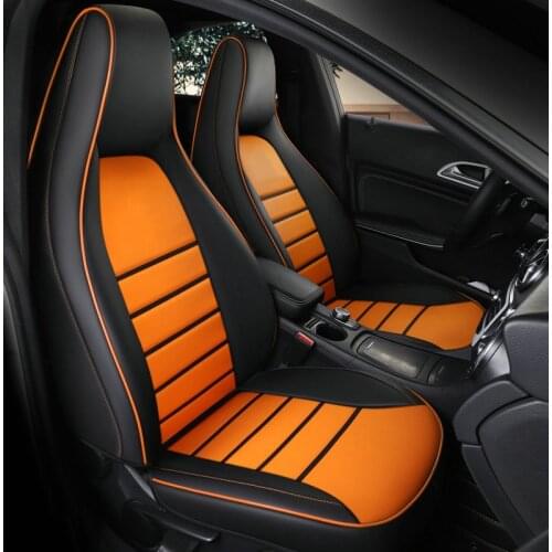Custom car seat cover leather for Mercedes benz C200 C300 C220 C250 C350 C400 C180 Class auto interior Accessories car stylin