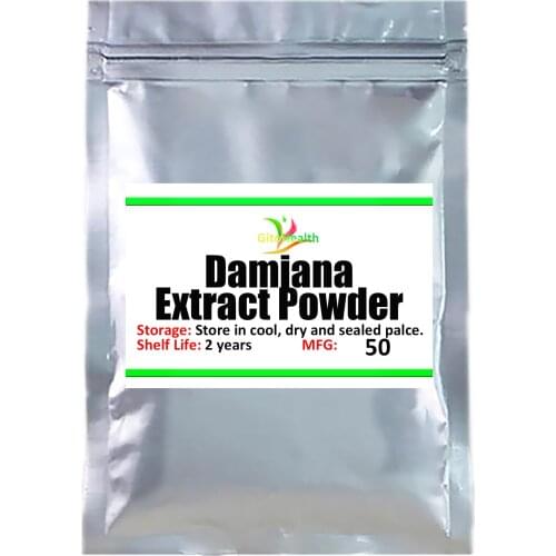 Best selling natural Damiana extract powder, Turnera aphrodisiaca powder to stimulate sexual desire, Damiana, package mail
